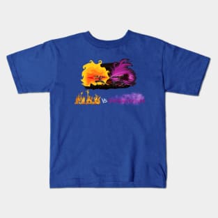 Fire vs Darkness 2 Kids T-Shirt